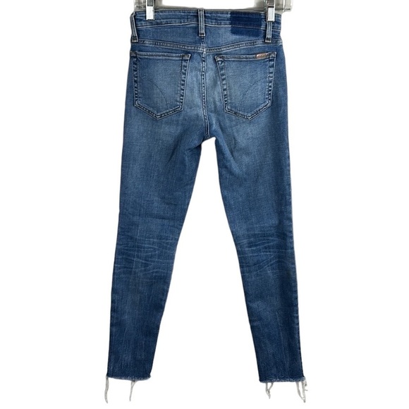 JOE’S Jeans The Icon Mid rise skinny ankle raw hem jeans size 26 - Picture 2 of 8